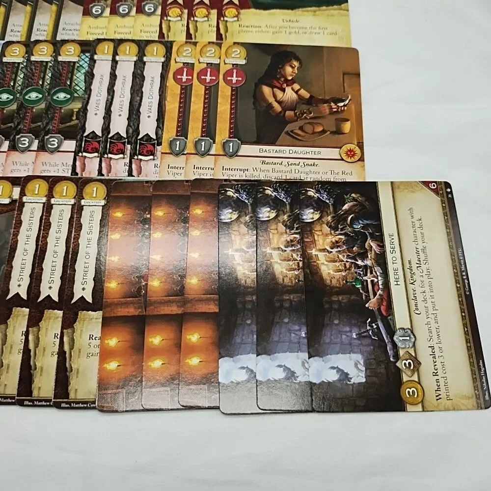 *No Box*Taking The Black The Game Of Thrones LCG Expansion Westeros Cycle Pack 1